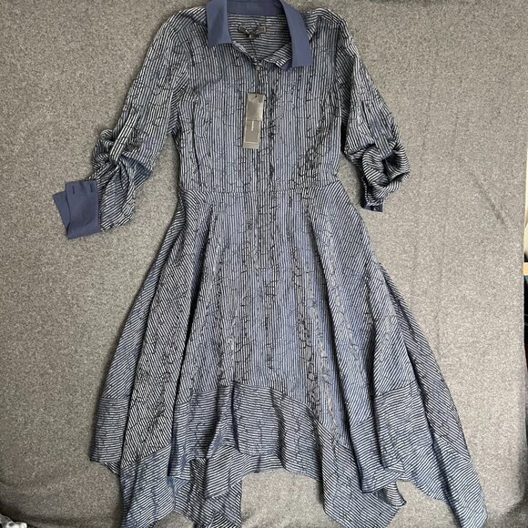 BCBG Maxazria Asymmetrical Dress Lightweight Versatile $298 - Picture 2 of 8